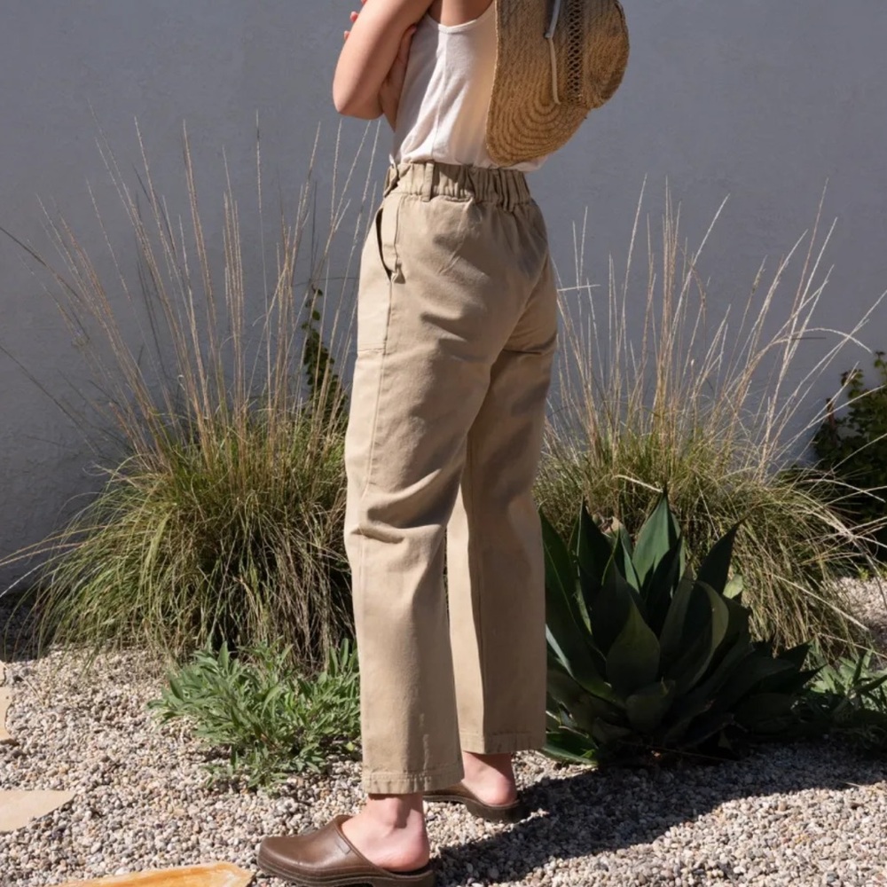 MATE the Label X Orca Organic Cotton Workwear Pants in Oak Size Large - Picture 4 of 12